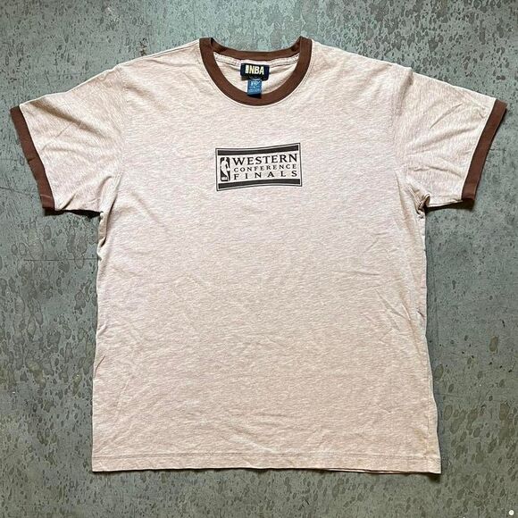 NBA Western Conference Finals light brown HYP vintage t-shirt - Picture 1 of 5